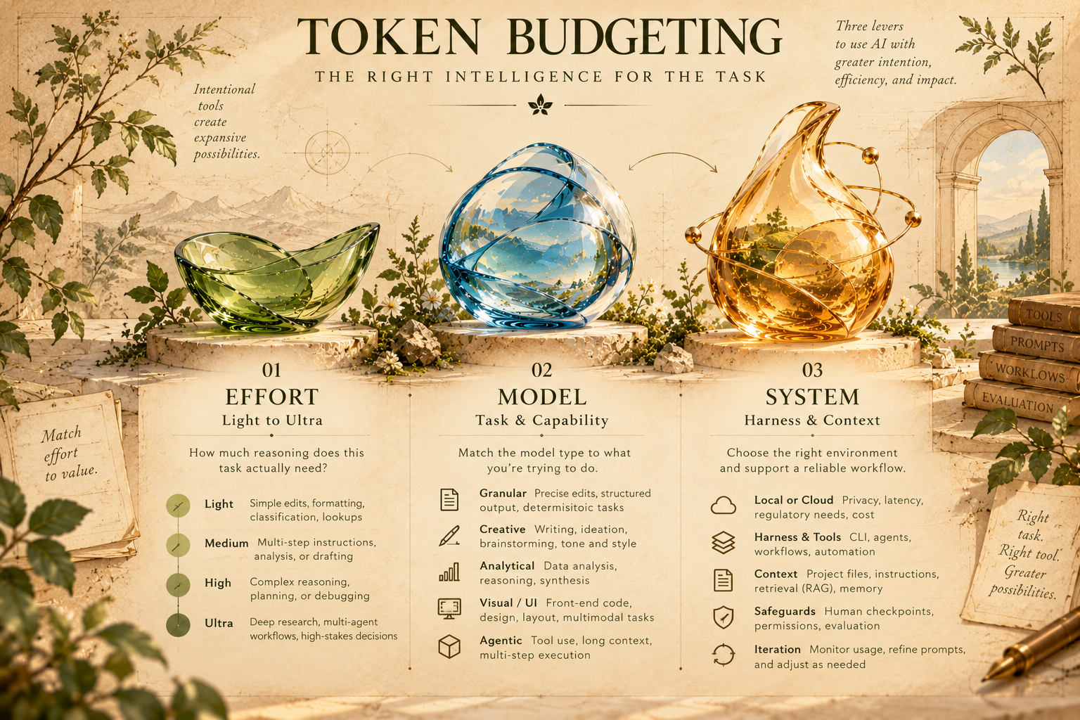 Three levers for smarter AI token budgeting
